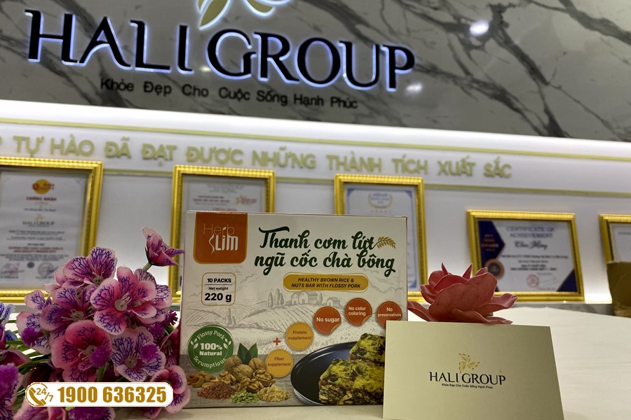 Thanh Gạo Lứt Herbslim siêu ngon mà còn giảm cân